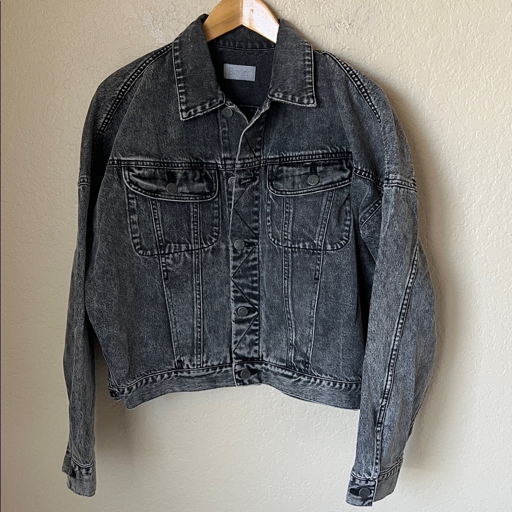 Boyish washed black ryder denim jacket - Picture 2 of 13
